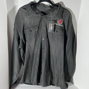Antigua NASCAR Kevin Harvick #4 Button Up Shirt Men's XL - NEW with Tags!